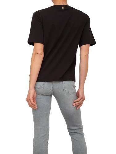 Женская футболка BLUGIRL T-SHIRT REG COTONE C/COLLANA NERO