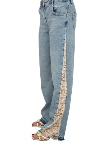Жіночі джинси BLUGIR PANT.DENIM CON PIZZO BLU DENIM