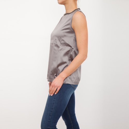 Женский топик FABIANA FILIPPI TOP GRIGIO