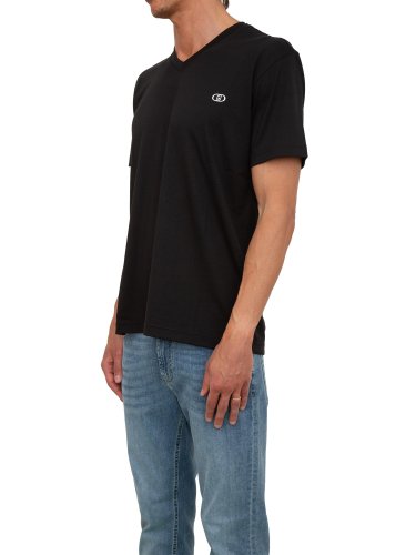 Чоловіча футболка LIU JO T-SHIRT BASICA M/C NERO