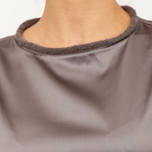 Женский топик FABIANA FILIPPI TOP GRIGIO