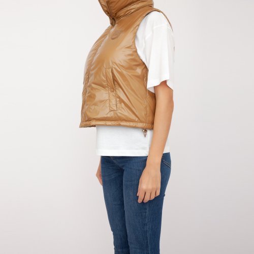 Женский жилет PINKO Piumino CAMMELLO