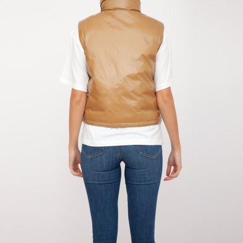 Женский жилет PINKO Piumino CAMMELLO