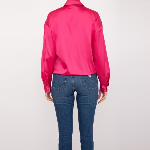 Женская рубашка с длинным рукавом PINKO Camicia FUXIA