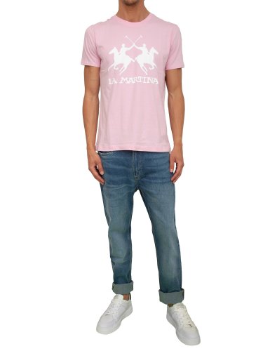 Чоловіча футболка LA MARTINA T-shirts ROSA