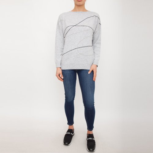 Жіночий светр FABIANA FILIPPI MAGLIA GRIGIO