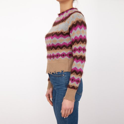 Женский свитер PINKO Maglia tricot MULTICOLOR