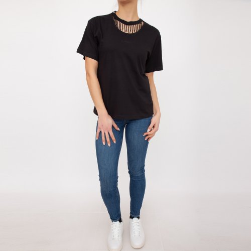 Женская футболка PINKO Jersey NERO
