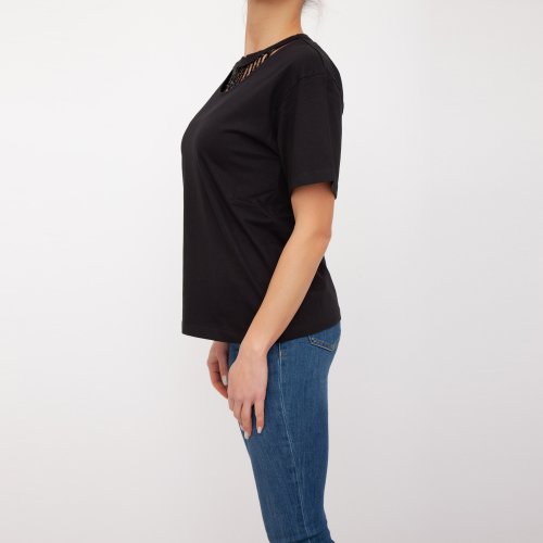 Женская футболка PINKO Jersey NERO