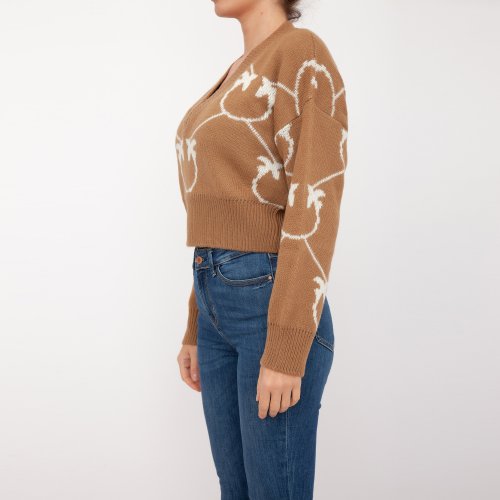 Жіночий светр  PINKO Maglia tricot CAMMELLO