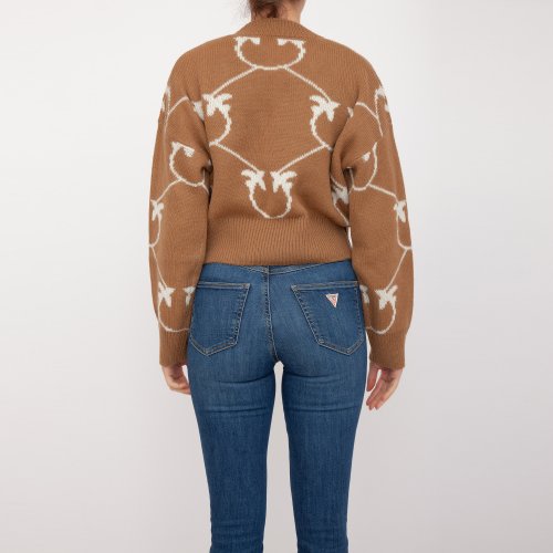 Жіночий светр  PINKO Maglia tricot CAMMELLO