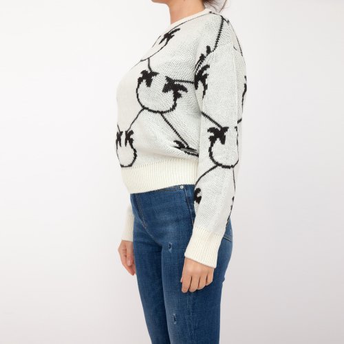 Женский свитер PINKO Maglia tricot BIANCO