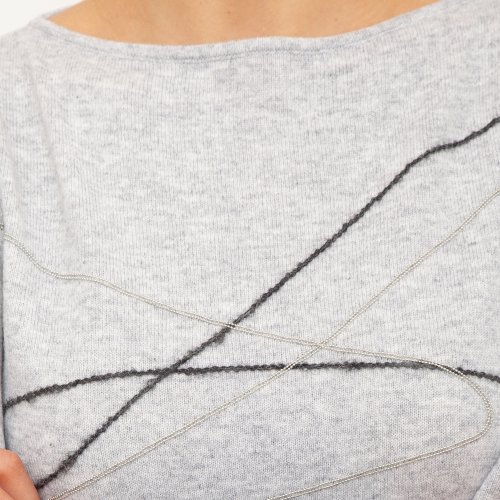 Жіночий светр FABIANA FILIPPI MAGLIA GRIGIO