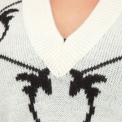 Женский свитер PINKO Maglia tricot BIANCO