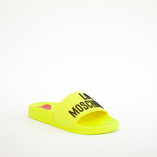 Женские шлепанцы LOVE MOSCHINO  SABOTD.POOL25 GIALLO