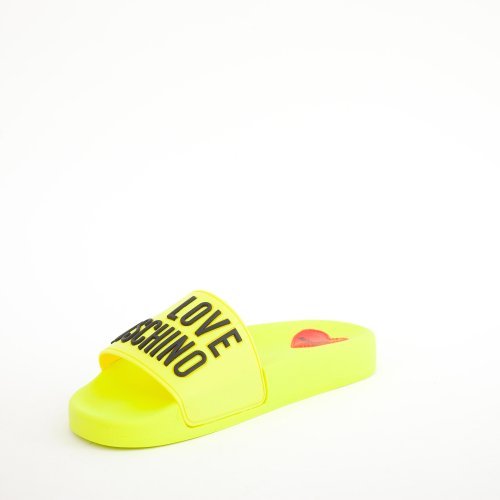 Женские шлепанцы LOVE MOSCHINO  SABOTD.POOL25 GIALLO
