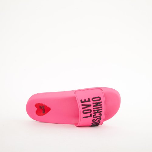 Женские шлепанцы LOVE MOSCHINO  SABOTD.POOL25 FUXIA