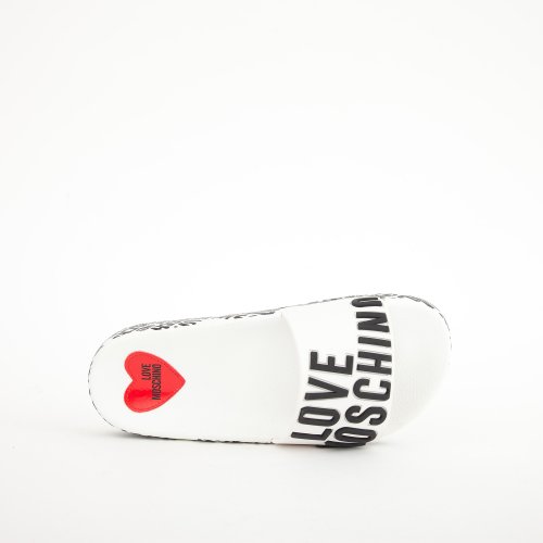 Женские шлепанцы LOVE MOSCHINO SABOTD.POOL25 BIANCO