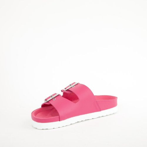 Жіночі шльопанці LOVE MOSCHINO SABOTD.BIRKI40 FUXIA