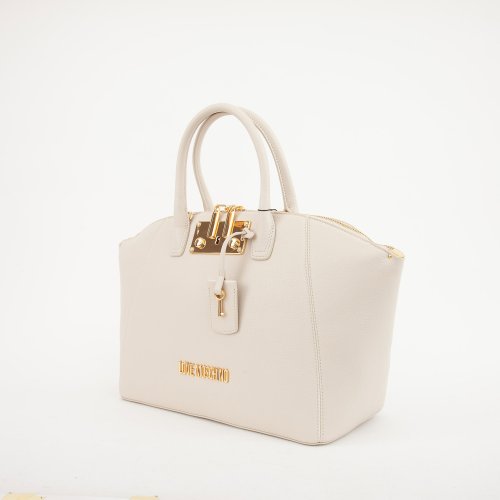 Женская сумка с ручками LOVE MOSCHINO BORSA AVORIO
