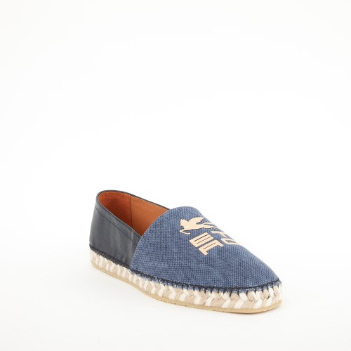 Мужские эспадрильи ETRO SCARPA UOMO ESPADRILLAS FONDO CORDA + GOMMA BLU