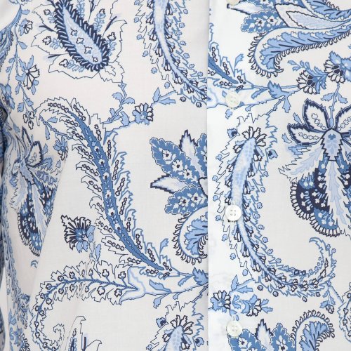 Чоловіча сорочка з довгим рукавом ETRO CAMICIA ROMA BLU