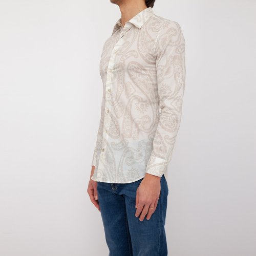 Чоловіча сорочка з довгим рукавом ETRO CAMICIA FUJI BEIGE