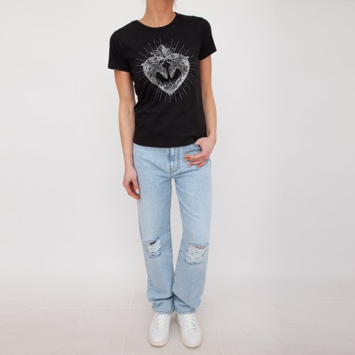 Жіноча футболка  PINKO Jersey NERO