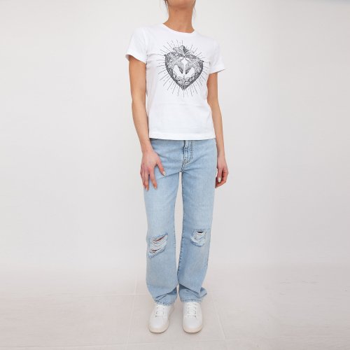 Жіноча футболка  PINKO Jersey BIANCO