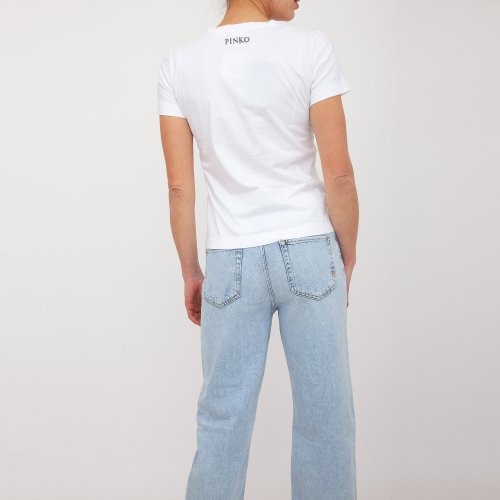Жіноча футболка  PINKO Jersey BIANCO