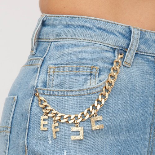 Женские джинсы ELISABETTA FRANCHI DENIM
