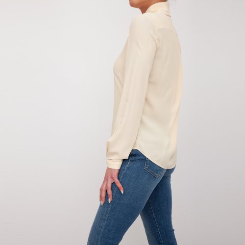Жіноча сорочка з довгим рукавом PATRIZIA PEPE CAMICIA/BLOUSE BEIGE