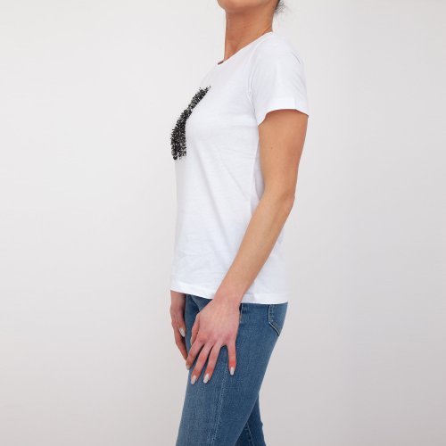 Жіноча футболка PATRIZIA PEPE MAGLIA/T-SHIRT BIANCO