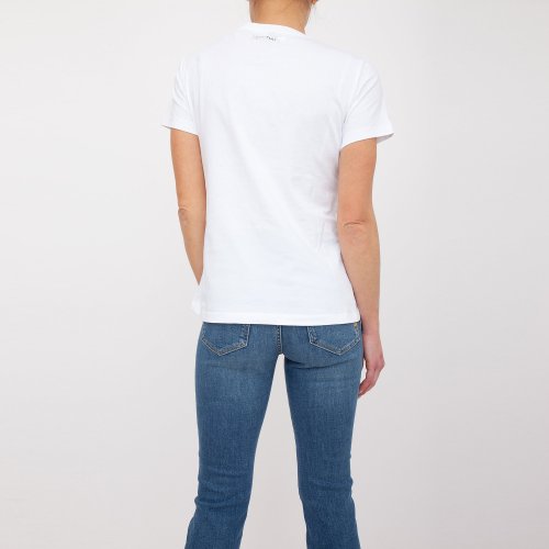 Жіноча футболка PATRIZIA PEPE MAGLIA/T-SHIRT BIANCO