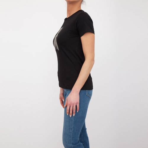 Женская футболка  PATRIZIA PEPE MAGLIA/T-SHIRT NERO