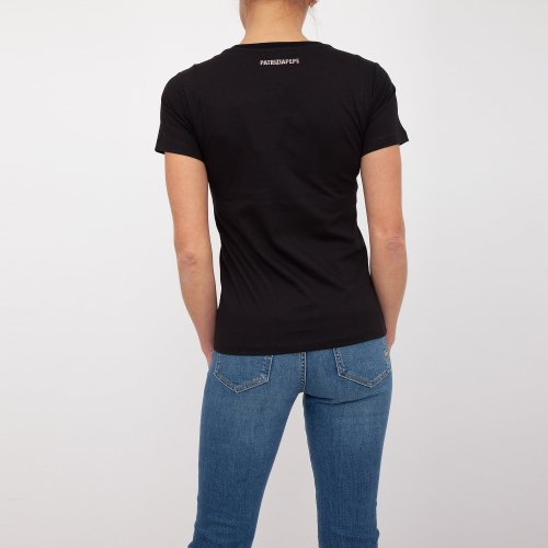 Женская футболка  PATRIZIA PEPE MAGLIA/T-SHIRT NERO