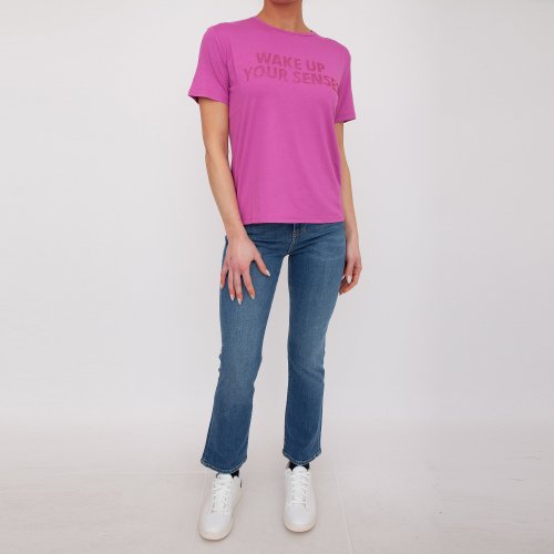 Жіноча футболка PATRIZIA PEPE  MAGLIA/T-SHIRT VIOLA