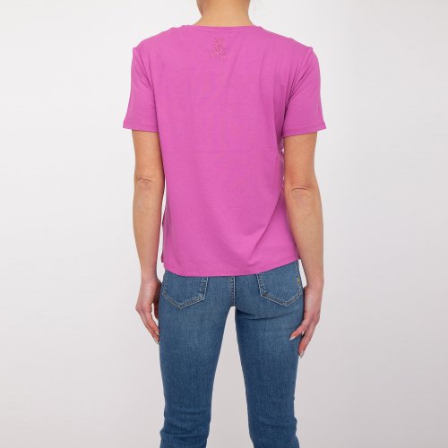Жіноча футболка PATRIZIA PEPE  MAGLIA/T-SHIRT VIOLA