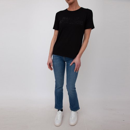 Женская футболка  PATRIZIA PEPE MAGLIA/T-SHIRT NERO