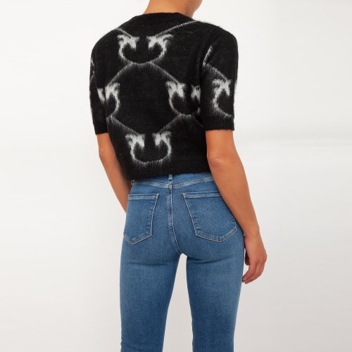 Жіночий светр  PINKO Maglia tricot NERO