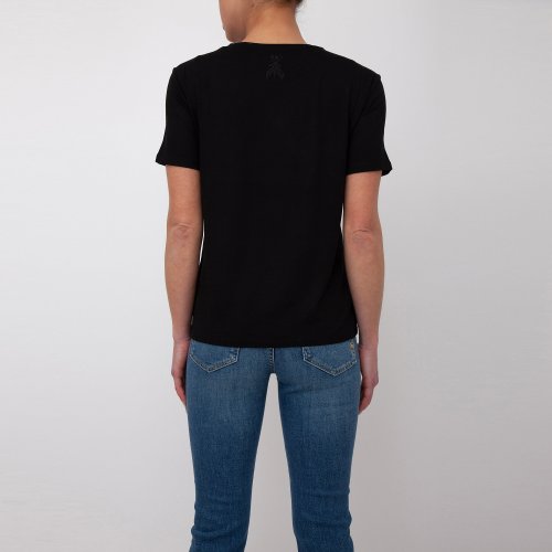 Женская футболка  PATRIZIA PEPE MAGLIA/T-SHIRT NERO
