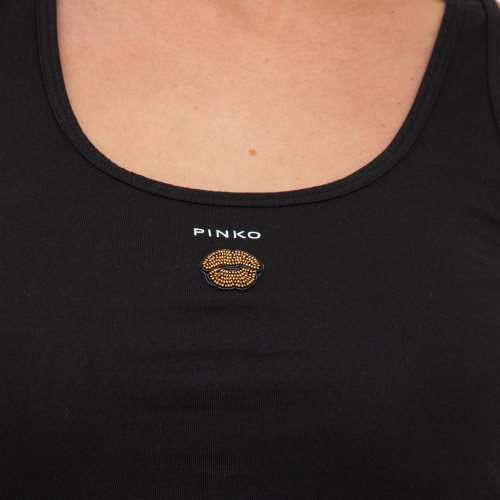 Женский топик PINKO Jersey NERO