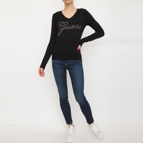 Женский свитер GUESS JEANS MAGLIERIA NERO