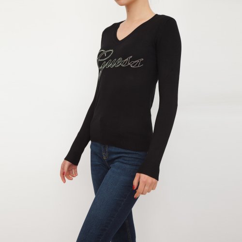 Женский свитер GUESS JEANS MAGLIERIA NERO
