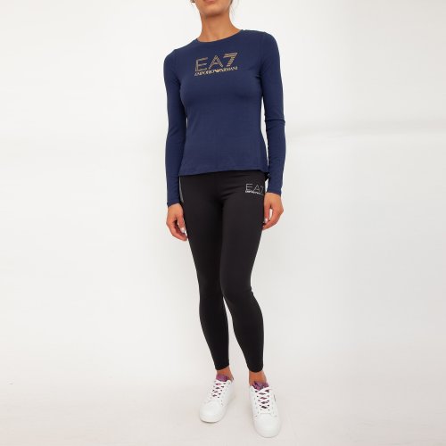 Женская футболка EA7 EMPORIO ARMANI T-SHIRT BLU