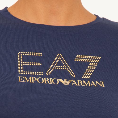 Женская футболка EA7 EMPORIO ARMANI T-SHIRT BLU