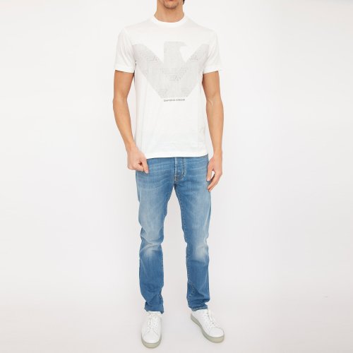 Мужская футболка EMPORIO ARMANI T-SHIRT BIANCO