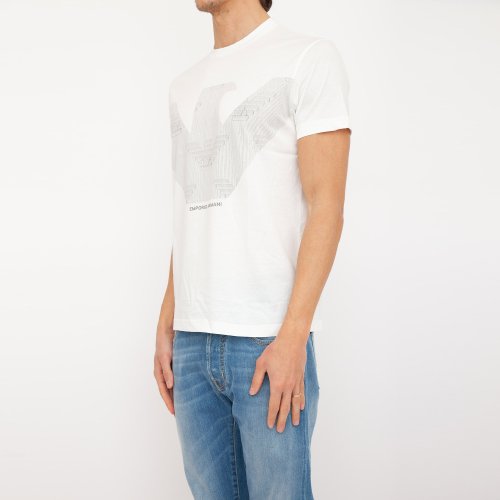 Мужская футболка EMPORIO ARMANI T-SHIRT BIANCO