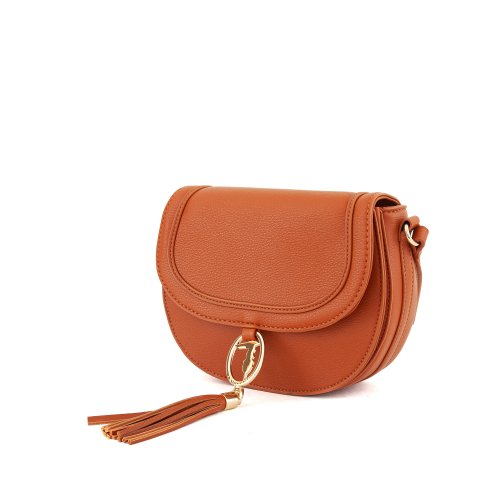 Жіноча сумка з ручками TRUSSARDI ELLIE SHOULDER MD MARRONE
