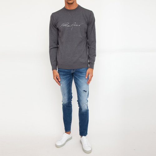 Чоловічий светр EMPORIO ARMANI PULLOVER GRIGIO